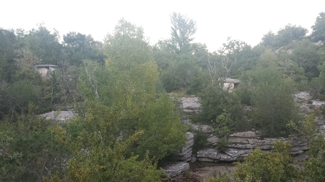 The Dolmens seen from above the Spring